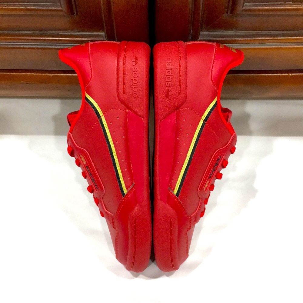 ❤️ ADIDAS ❤️ RARE COLLECTION GORGEOUS RED SPORTS SHOES . - Picture 5 of 9